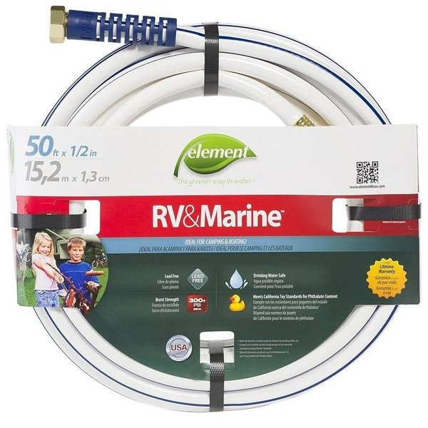 Swan MRV12050 Water Hose, 12 in ID, 50 ft L, White CELMRV12050